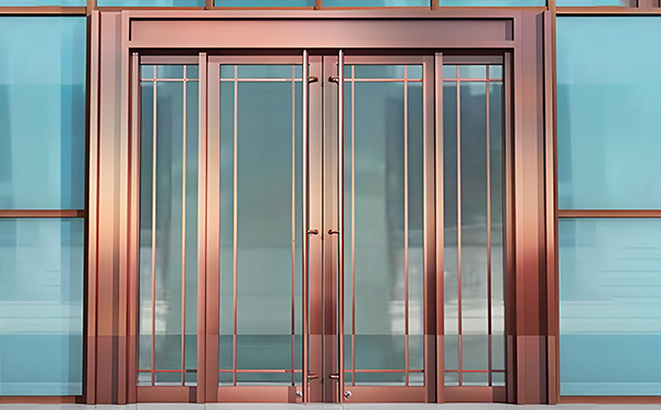 文县玻璃地弹门