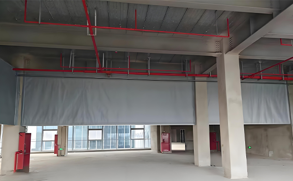 文县防火布挡烟垂壁